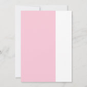 Floral rose C'est une invitation Baby shower fille (Dos)