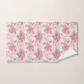 Floral rose d'aquarelle (Serviette à main)