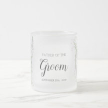 Floral rose délicieuse Mariage père de Groom Mug