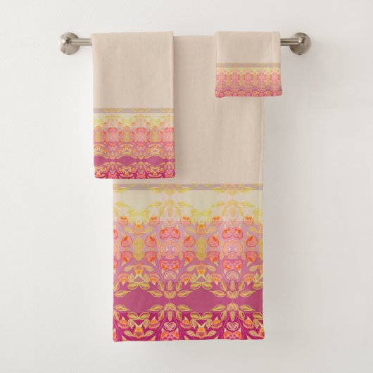Floral Rose Et Apricot (En situation)
