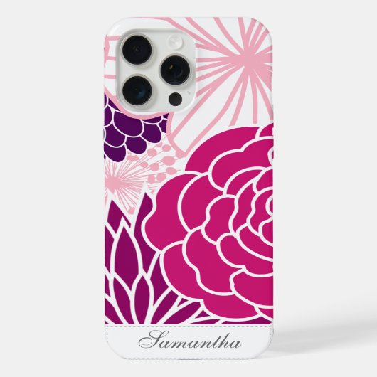 Floral rose et violet (Verso)