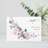 Floral rose et violet blanc w Repas RSVP 2 (Debout devant)