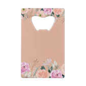 Floral rose ondulé monogramme (Dos)