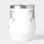 Floral rose or vert nom or (Gauche)