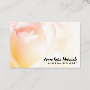 ~* Floral Rose Pastel Carte de visite à fleurs