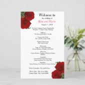 Floral Rose rouge profonde - Programme (Debout devant)