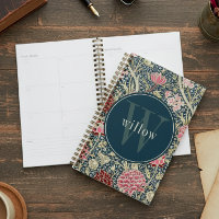 Floral rose vintage William Morris Monogramme