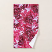 Floral rouge (Serviette à main)