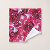 Floral rouge (Gant de toilette)