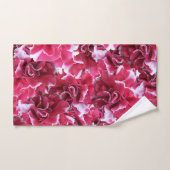 Floral rouge (Serviette à main)