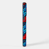 Floral Rouge jaune Fleurs Motif-13075 (Côté droit)