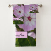 Floral roze fotografie bad handdoek (Insitu)