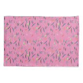 FLORAL Roze | MONOGRAM | Schrift Kussensloop (Achterkant-Links)