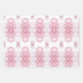 Floral roze papiervaten Reeks 3 vellen (Voorkant 2)