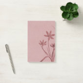 Floral roze post-it® notes (Kantoor)