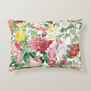 Floral Rozen lentestuin Accent Kussen
