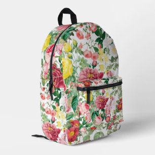 Floral Rozen  lentestuin Bedrukte Rugzak