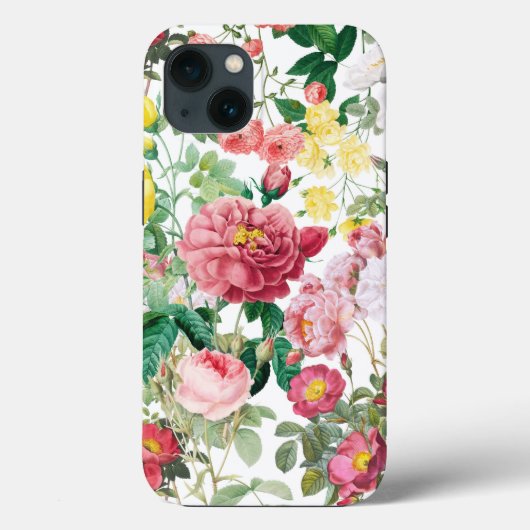 Floral Rozen  lentestuin Case-Mate iPhone Case (Achterkant)