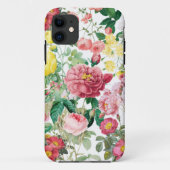 Floral Rozen  lentestuin Case-Mate iPhone Case (Achterkant)