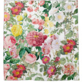 Floral Rozen  lentestuin Douchegordijn (Voorkant)