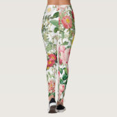 Floral Rozen  lentestuin Leggings (Achterkant)