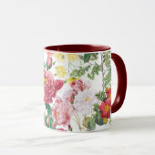 Floral Rozen  lentestuin Mok (Voorkant rechts)