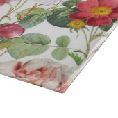 Floral Rozen lentestuin Snijplank (Hoek)