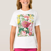 Floral Rozen lentestuin T-shirt (Voorkant)