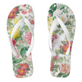 Floral Rozen lentestuin Teenslippers (Voetbed)