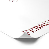 Floral Rozen Wedding Welcome Sign Poster (Hoek)