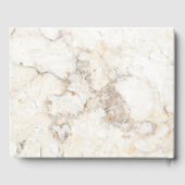 Floral  rozen witte marmer Wedding Gastenboek (Achterkant)