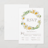 Floral RSVP (Voorkant / Achterkant)