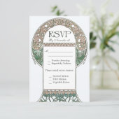  Floral RSVP Wedding Cards I (Staand voorkant)