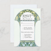 Floral RSVP Wedding Cards VII (Voorkant / Achterkant)