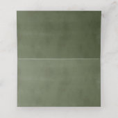 Floral Rust Cream Greenery Elegant Herfst Place Ca (Binnenkant ongevouwen)