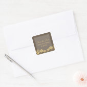 Floral rustique jaune Enregistrer les stickers Dat (Enveloppe)