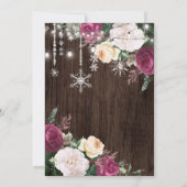 Floral Rustique Quinceanera Invitation (Dos)