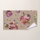 Floral rustique vintage (Serviette à main)
