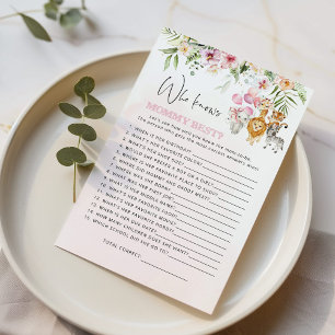 Floral safari Dieren die het beste van mama weten