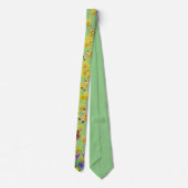 Floral Sage Dragonfly Vlinder Stropdas (Achterkant)