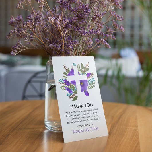 Floral Saint Croix funéraire Merci photo