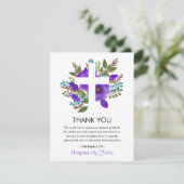 Floral Saint Croix funéraire Merci photo (Debout devant)