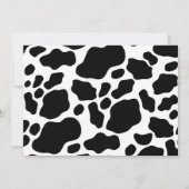 Floral Saint Vache Merci Moo Anniversaire (Dos)