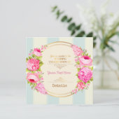 Floral Save The Date (Staand voorkant)