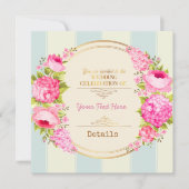 Floral Save The Date (Voorkant)