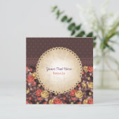 Floral Save The Date (Staand voorkant)