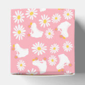 Floral Schaatsen Rollerskatroon Birthday Bedankdoosjes (Bovenkant)