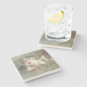  Floral schilderen Stenen Onderzetter (Zijkant)