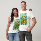Floral Scorpio Scorpion in holly T-shirt (Unisex)