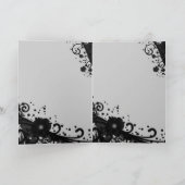 Floral Scroll & Texture gefeliciteerd Kaart (Binnen)